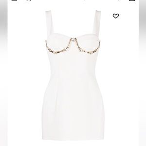 AREA
Claw Cut sleeveless minidress
